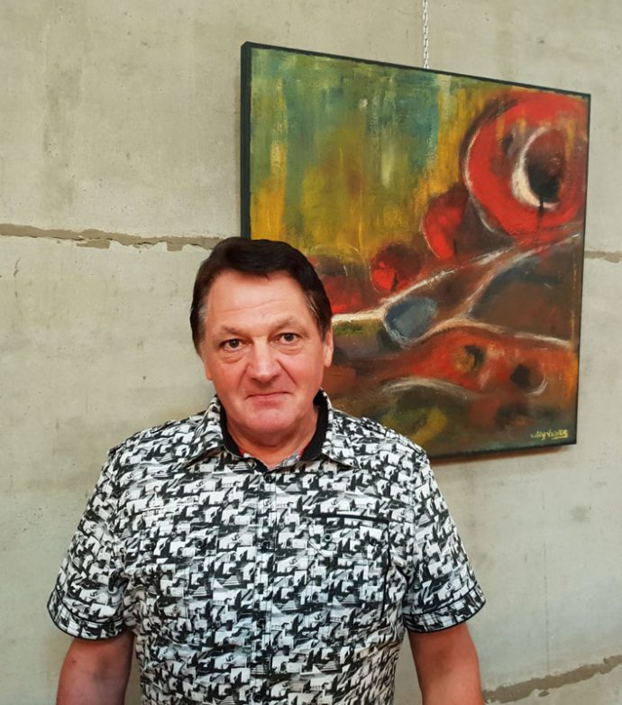 Willy Valcke @ buren bij kunstenaars 2018 - 't pensionaat te Abele (Poperinge)